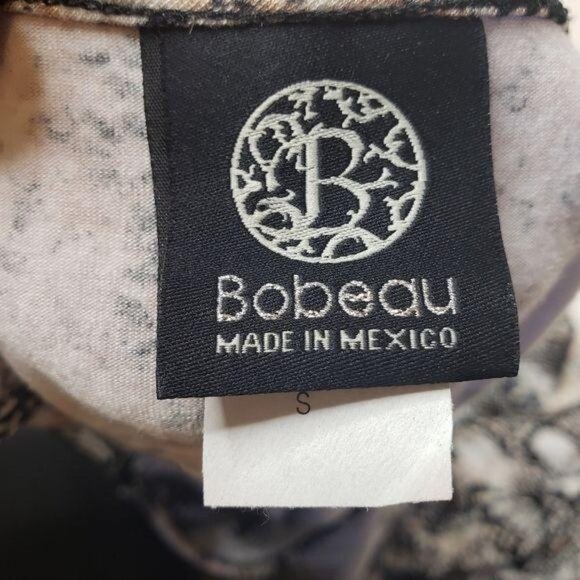 Bobeau Sleeveless Snake Print Handkerchief Hem long Tank Top or mini dress small - Picture 6 of 6